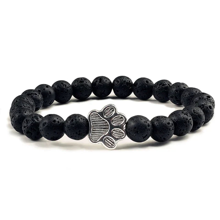 Crystal Paw Beaded Bracelet