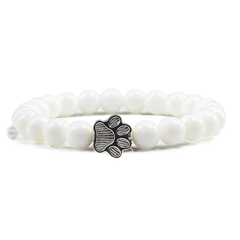 Crystal Paw Beaded Bracelet