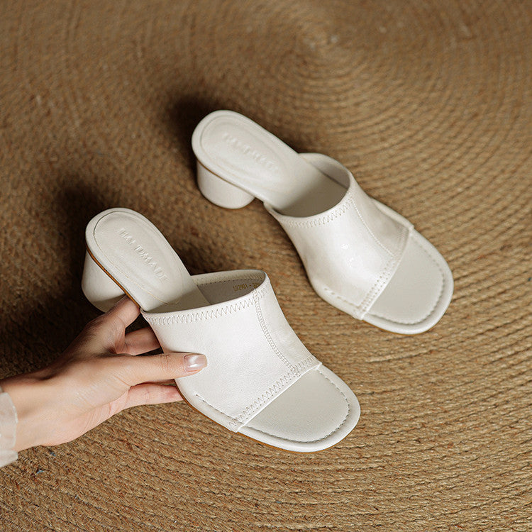 Amira - Genuine Leather Mules
