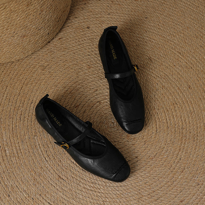 Wani - Leather Flats
