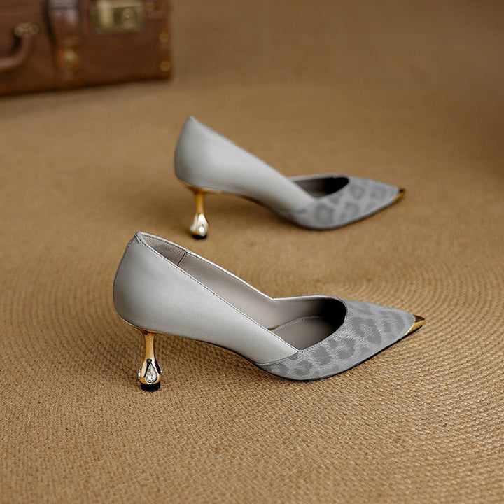 Clair - Genuine Leather Heels