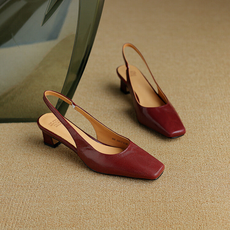 Ersa - Genuine Leather Slingbacks