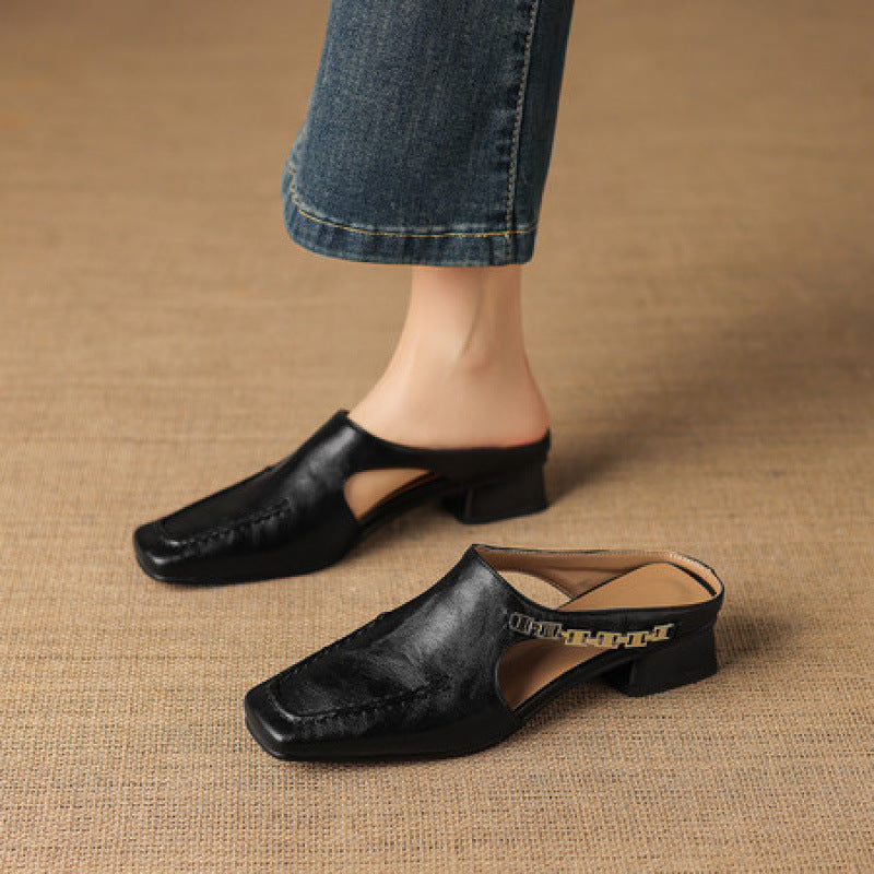 Vyla - Genuine Leather Mules