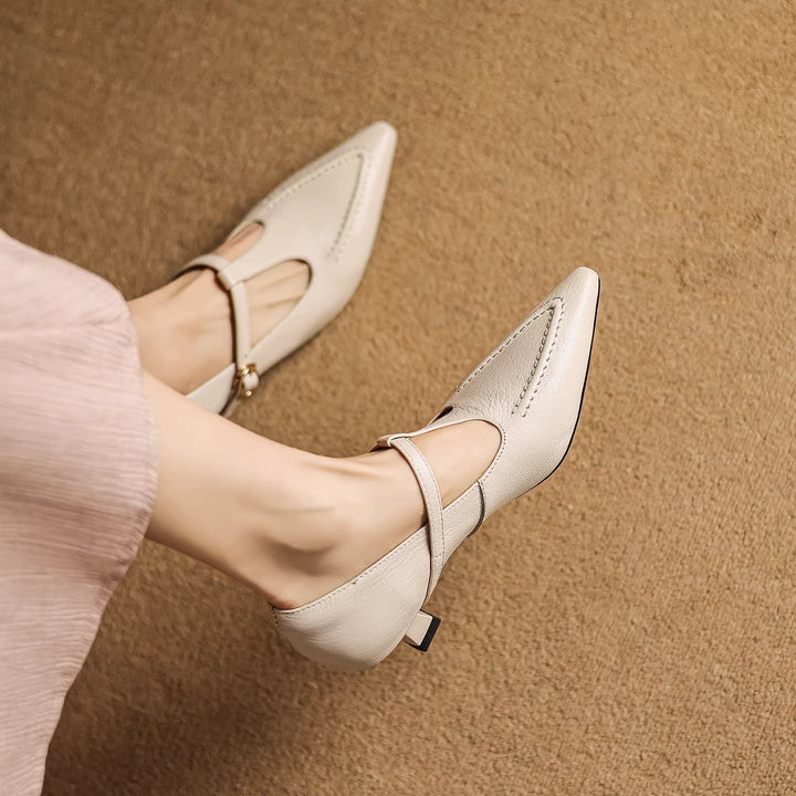 Tirea - Genuine Leather Heels