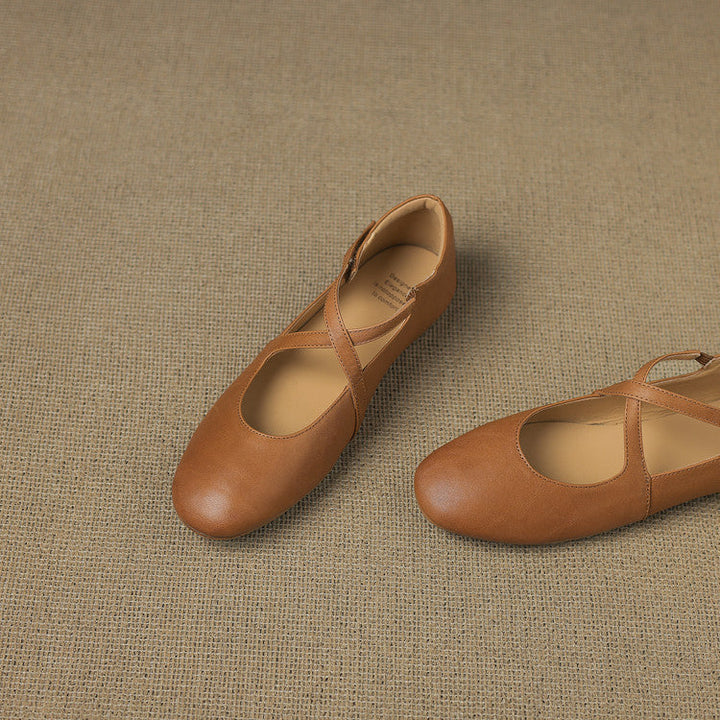 Zeor - Genuine Leather Flats