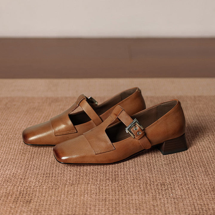 Veyra - Genuine Leather Heels