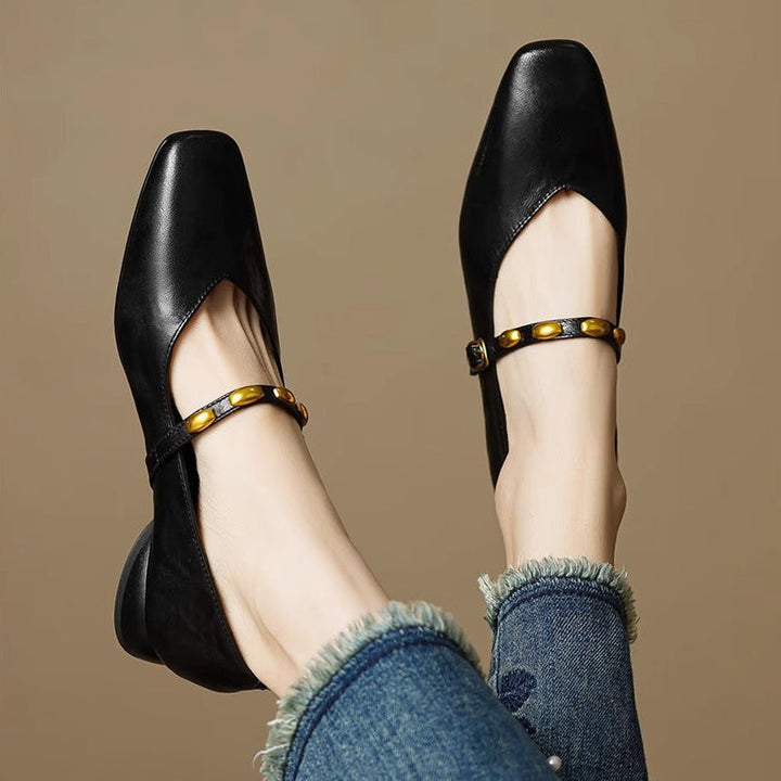 Zyra - Genuine Leather Flats