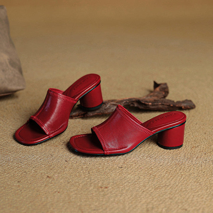 Amira - Genuine Leather Mules