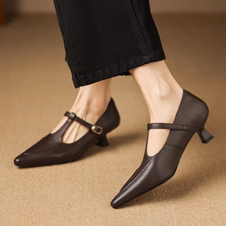 Tirea - Genuine Leather Heels
