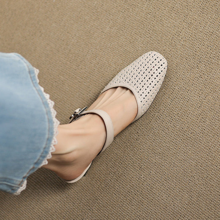 Nilda - Genuine Leather Mules