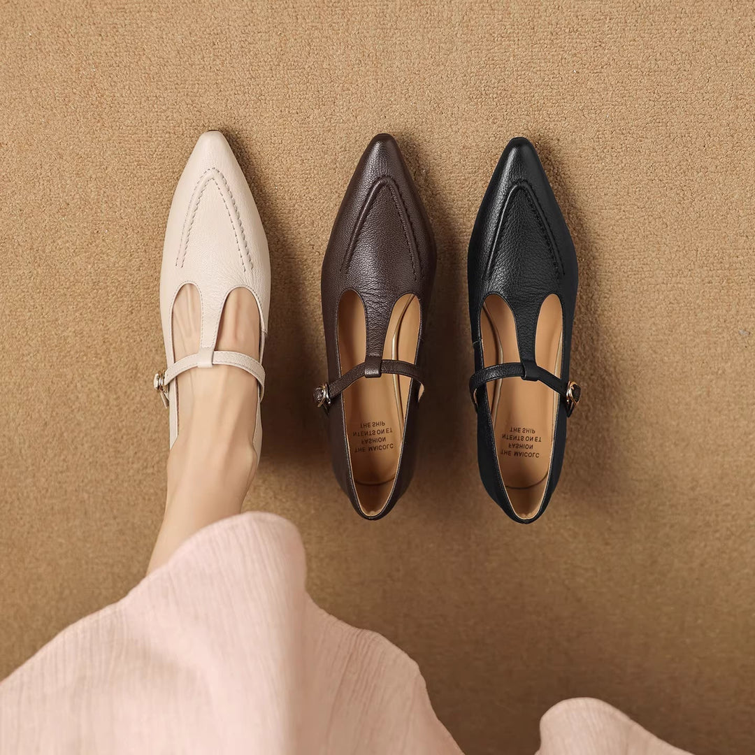 Tirea - Genuine Leather Heels