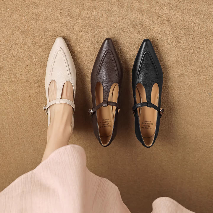 Tirea - Genuine Leather Heels