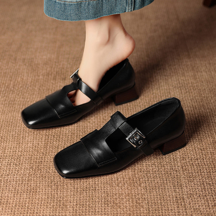 Veyra - Genuine Leather Heels