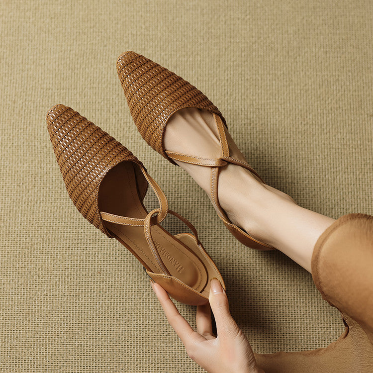 Dona - Genuine Leather Heels
