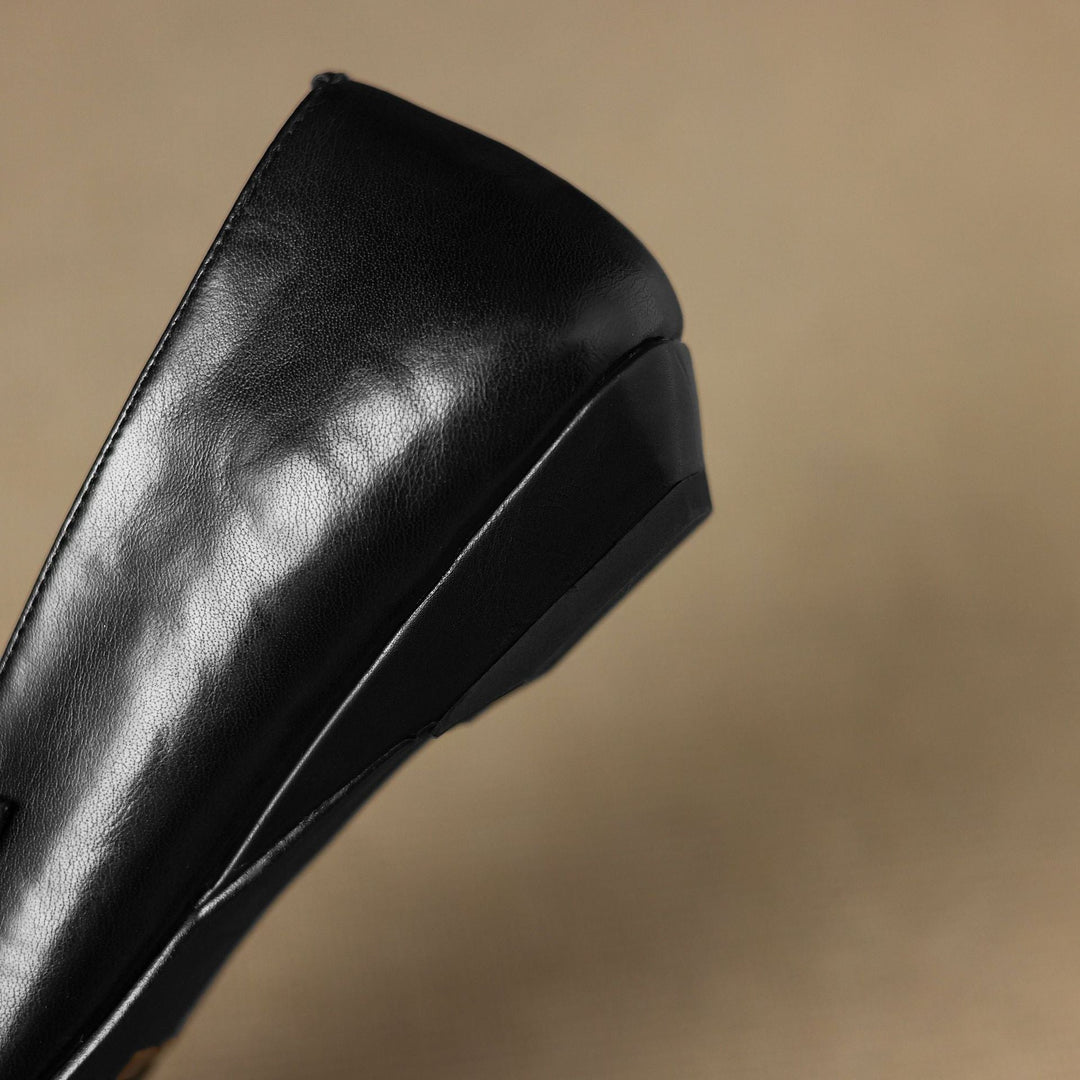 Ceyla - Brogued Double-Strap Mary Jane Flat