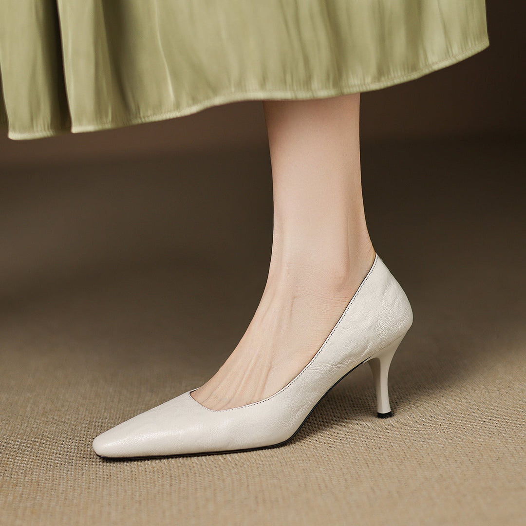Zala - Genuine Leather Heels