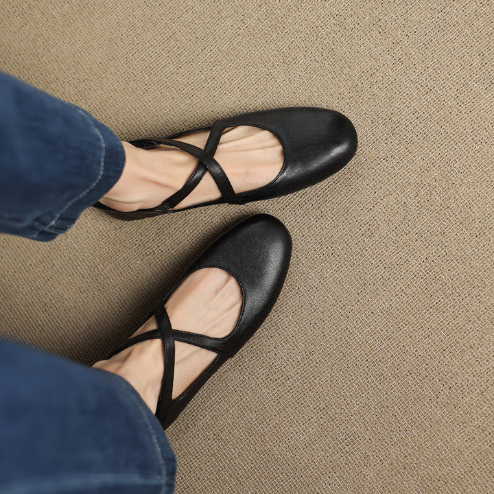 Zeor - Genuine Leather Flats
