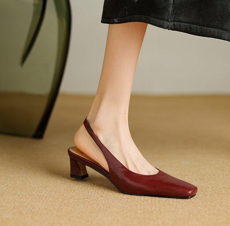 Ersa - Genuine Leather Slingbacks