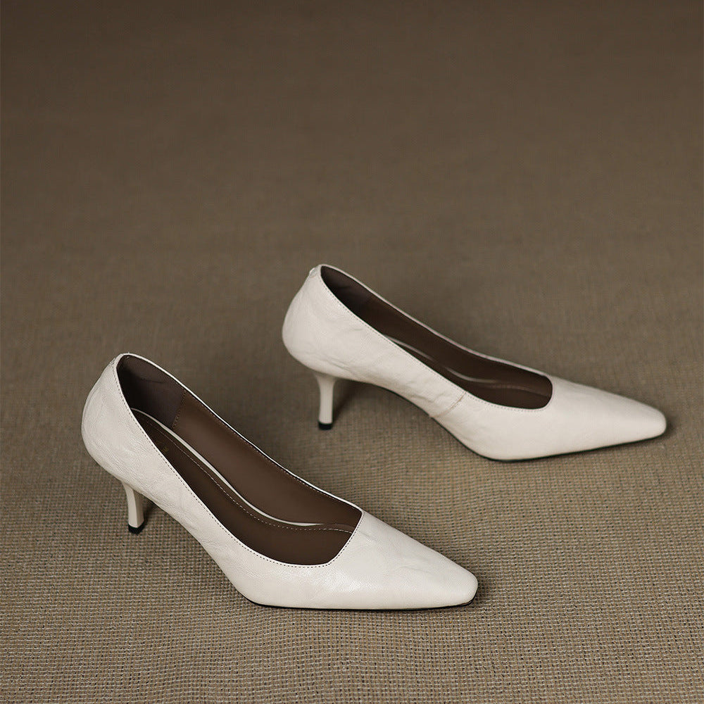 Zala - Genuine Leather Heels