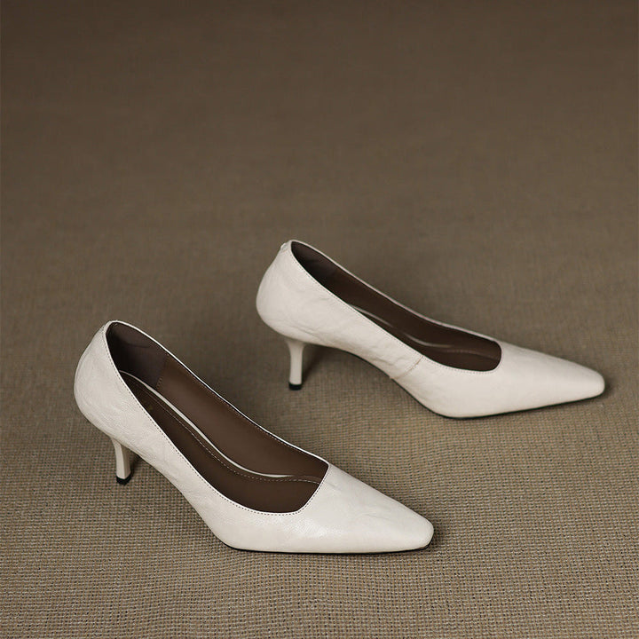Zala - Genuine Leather Heels