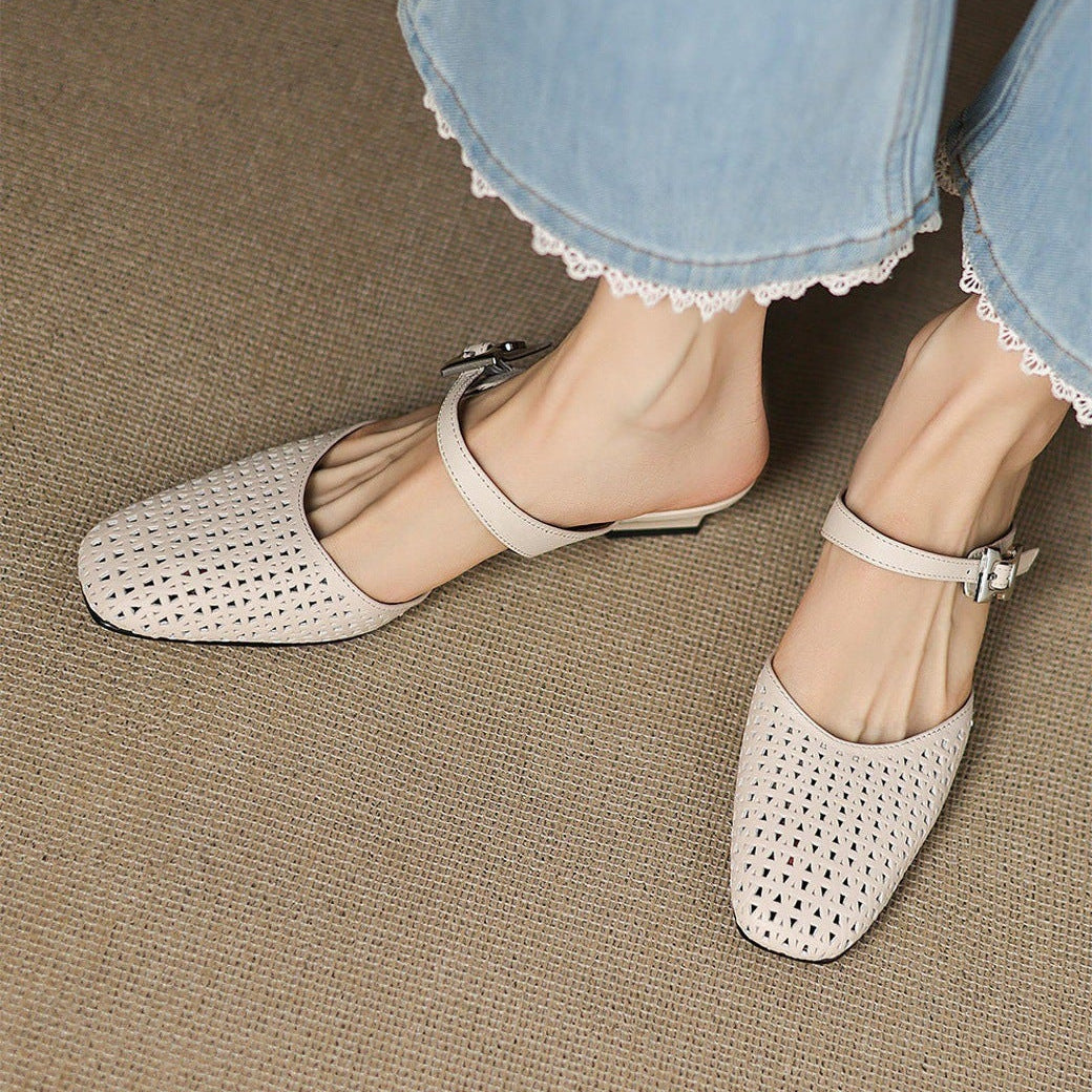 Nilda - Genuine Leather Mules