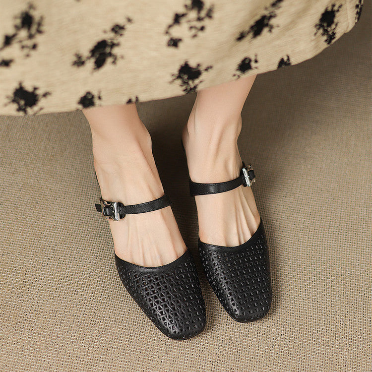 Nilda - Genuine Leather Mules