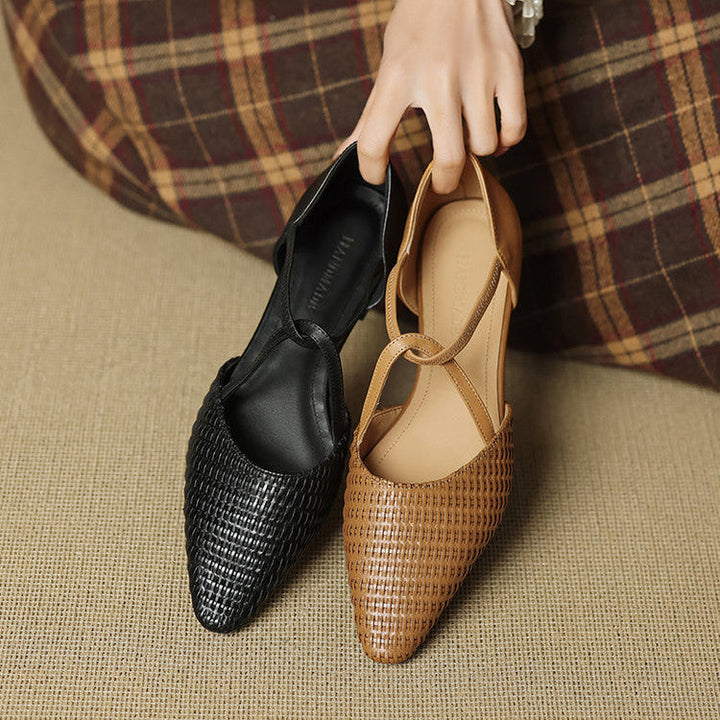 Dona - Genuine Leather Heels