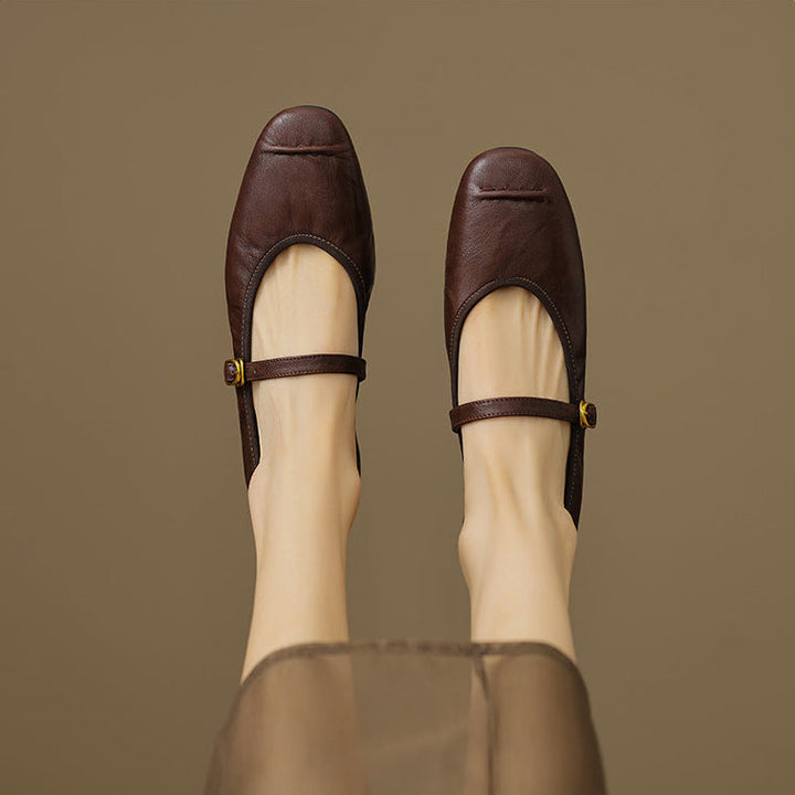 Wani - Leather Flats