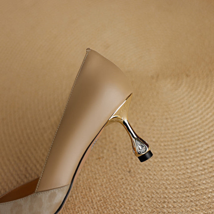 Clair - Genuine Leather Heels