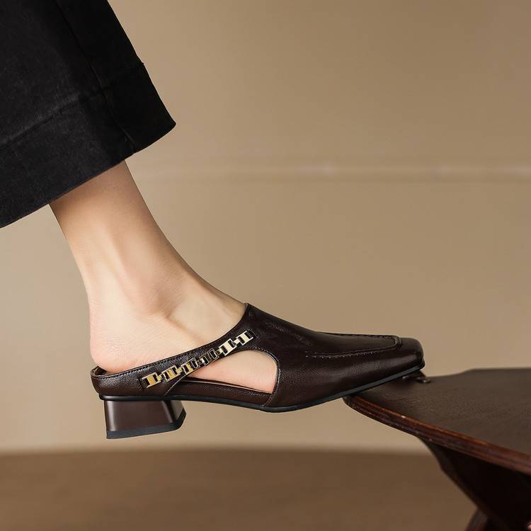 Vyla - Genuine Leather Mules