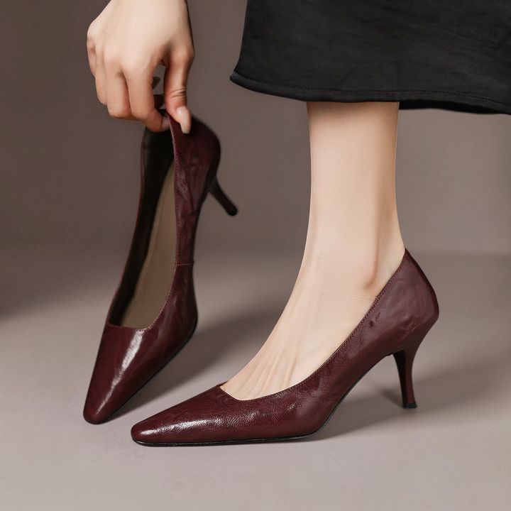 Zala - Genuine Leather Heels