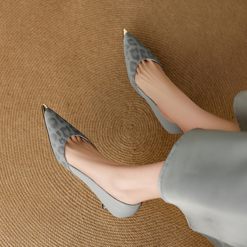 Clair - Genuine Leather Heels