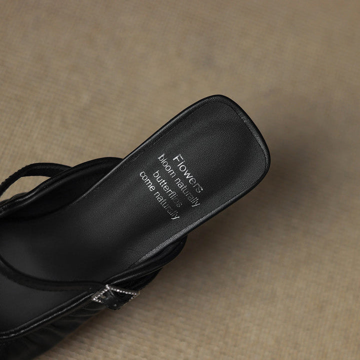 Vanya - Ruched Mary Jane Mule
