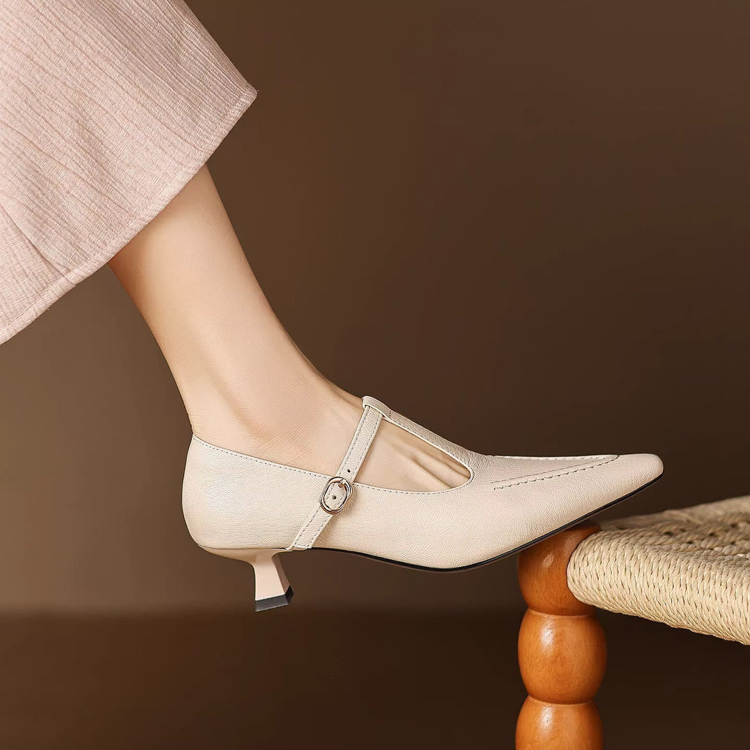 Tirea - Genuine Leather Heels