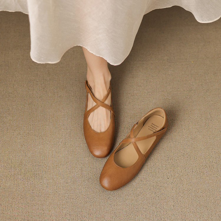 Zeor - Genuine Leather Flats