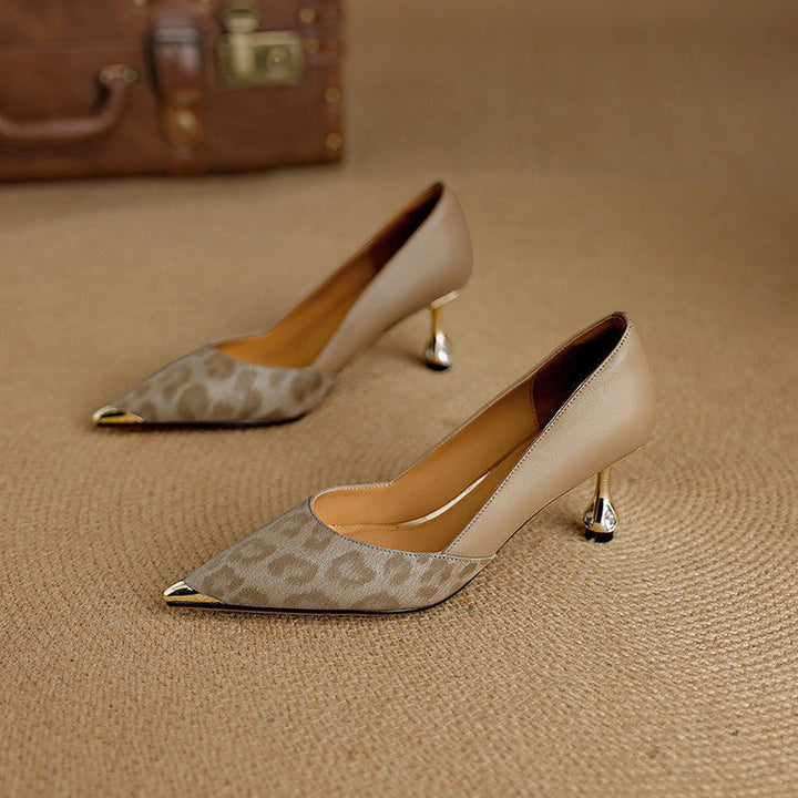 Clair - Genuine Leather Heels