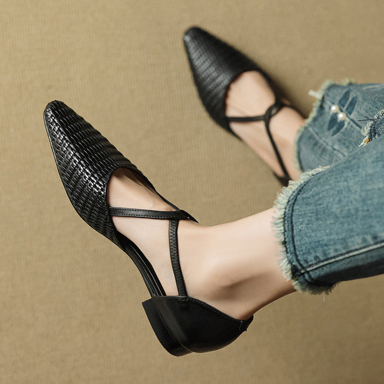Dona - Genuine Leather Heels