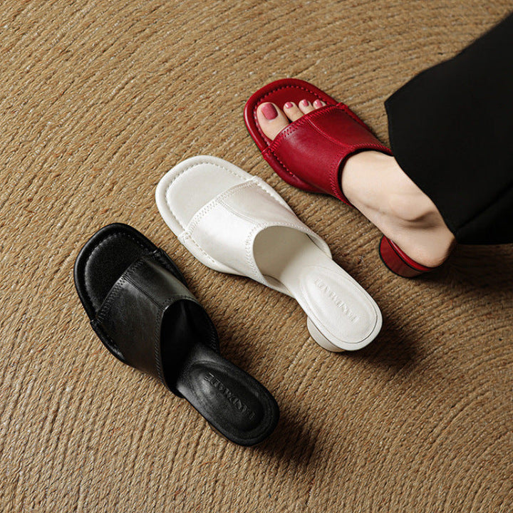 Amira - Genuine Leather Mules