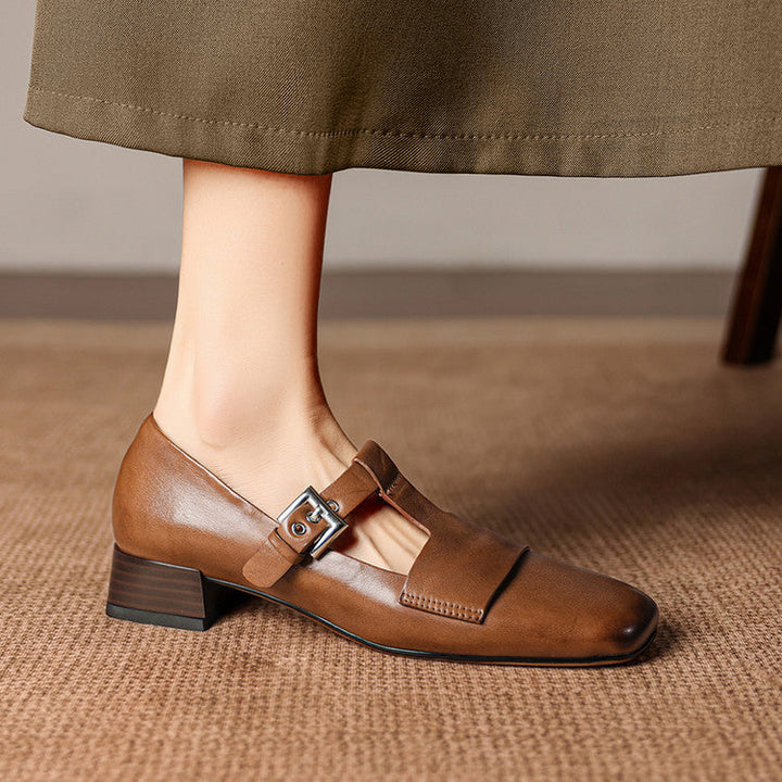 Veyra - Genuine Leather Heels