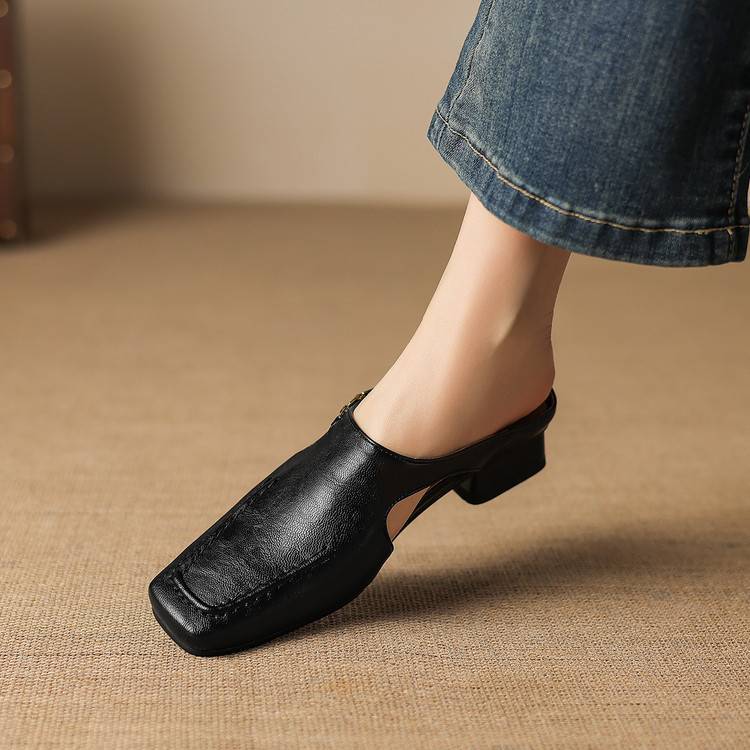Vyla - Genuine Leather Mules