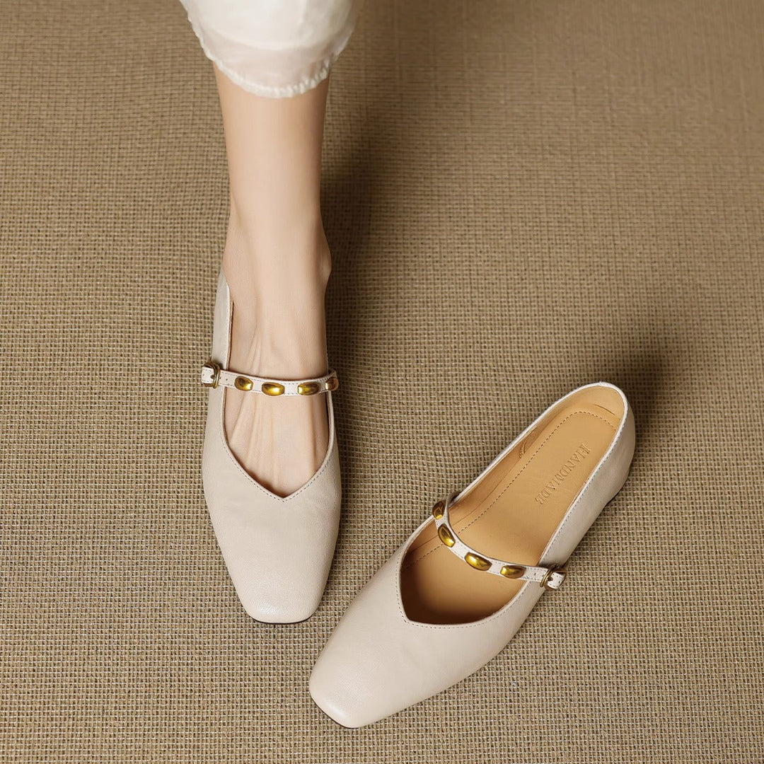Zyra - Genuine Leather Flats
