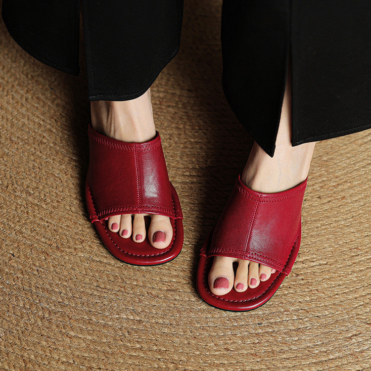 Amira - Genuine Leather Mules