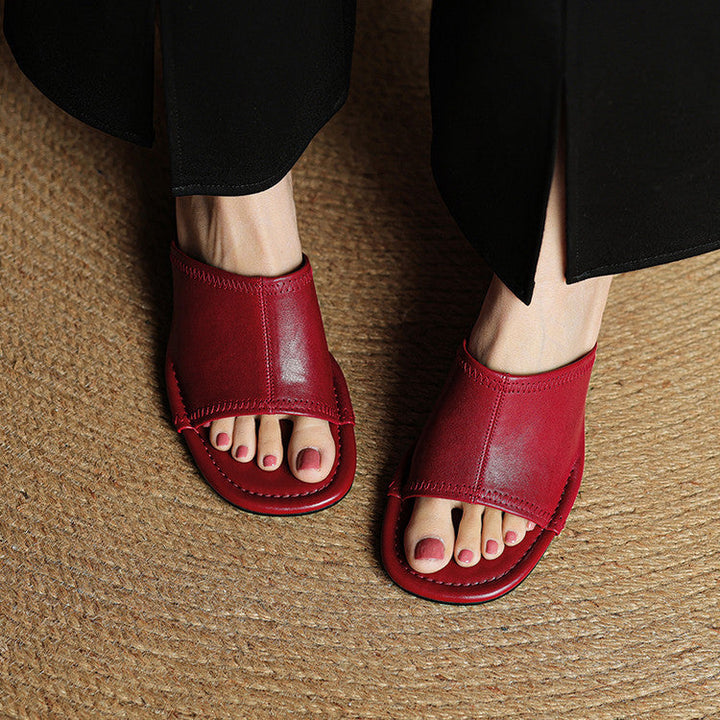 Amira - Genuine Leather Mules