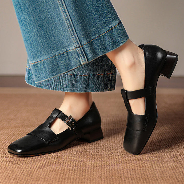 Veyra - Genuine Leather Heels