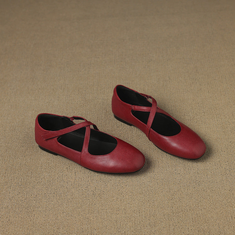 Zeor - Genuine Leather Flats