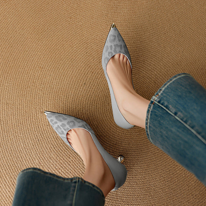 Clair - Genuine Leather Heels