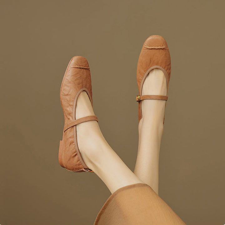 Wani - Leather Flats