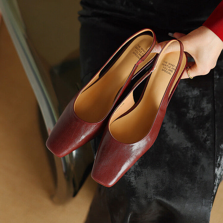 Ersa - Genuine Leather Slingbacks