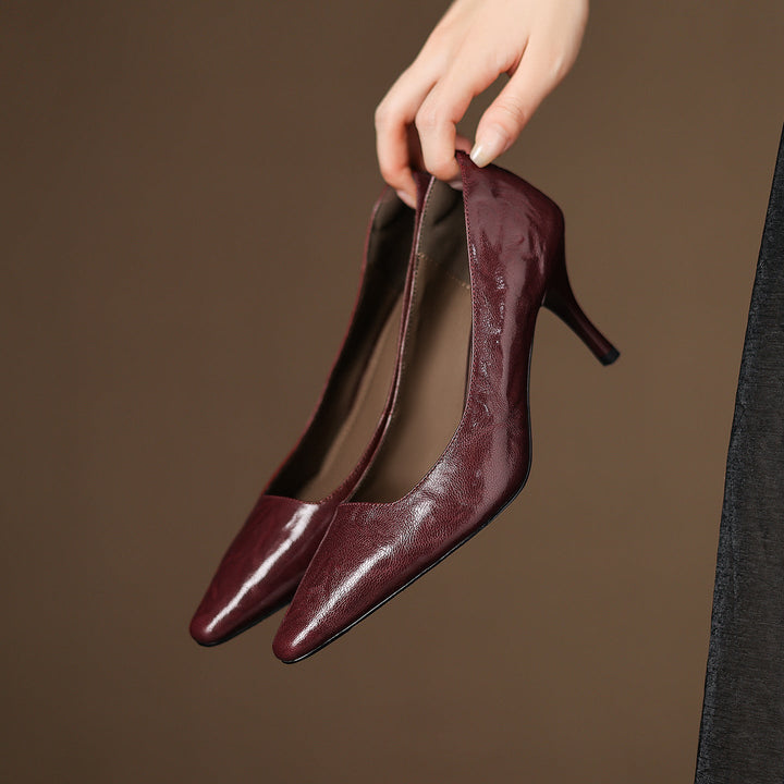 Zala - Genuine Leather Heels
