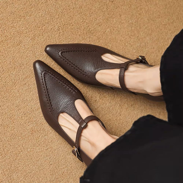 Tirea - Genuine Leather Heels